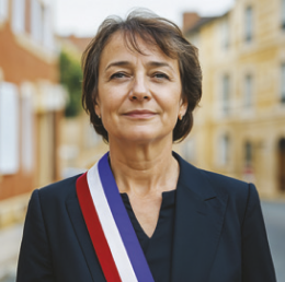 Élu avec écharpe tricolore